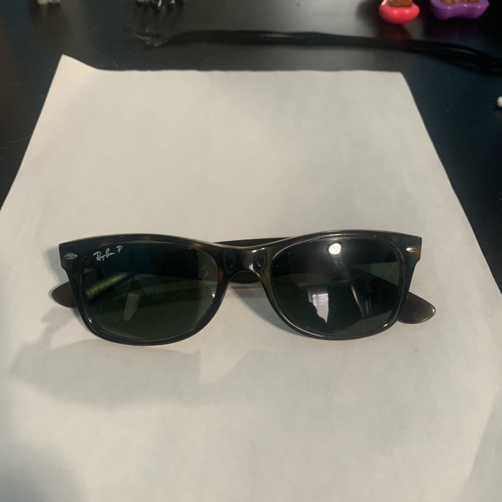 Ray Ban P tortoise shell polarized sunglasses